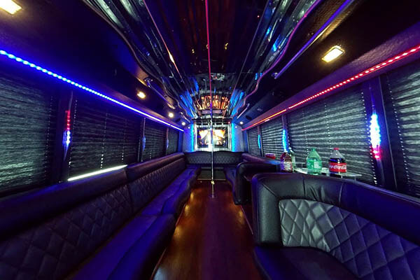 orlando party bus interior