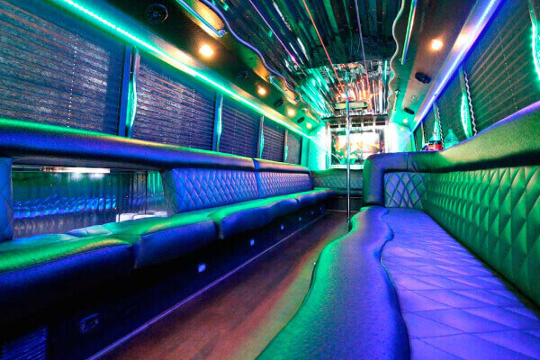 limousine bus interior