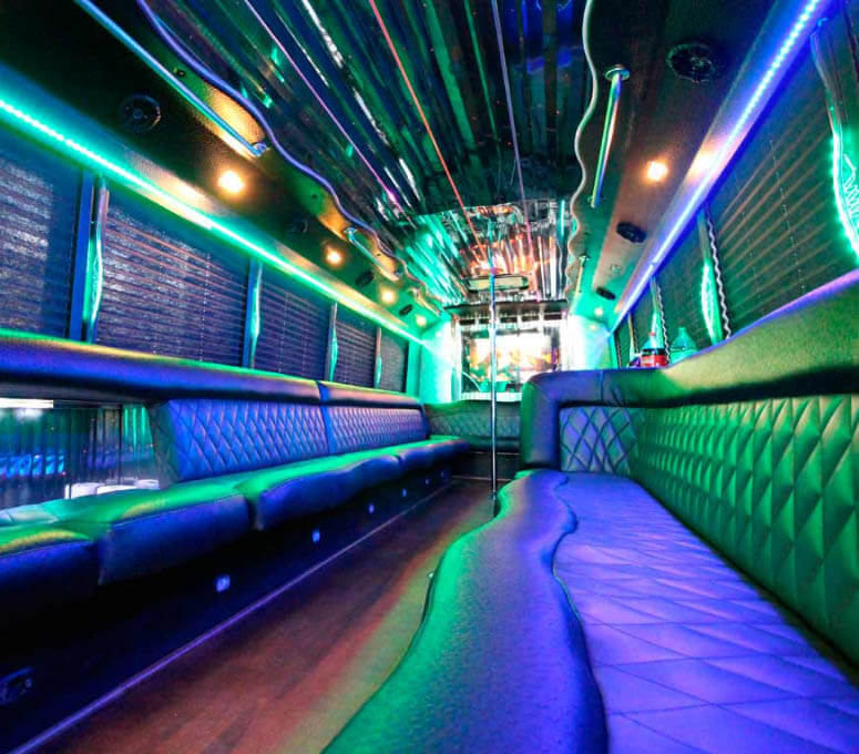 orlando party bus interior